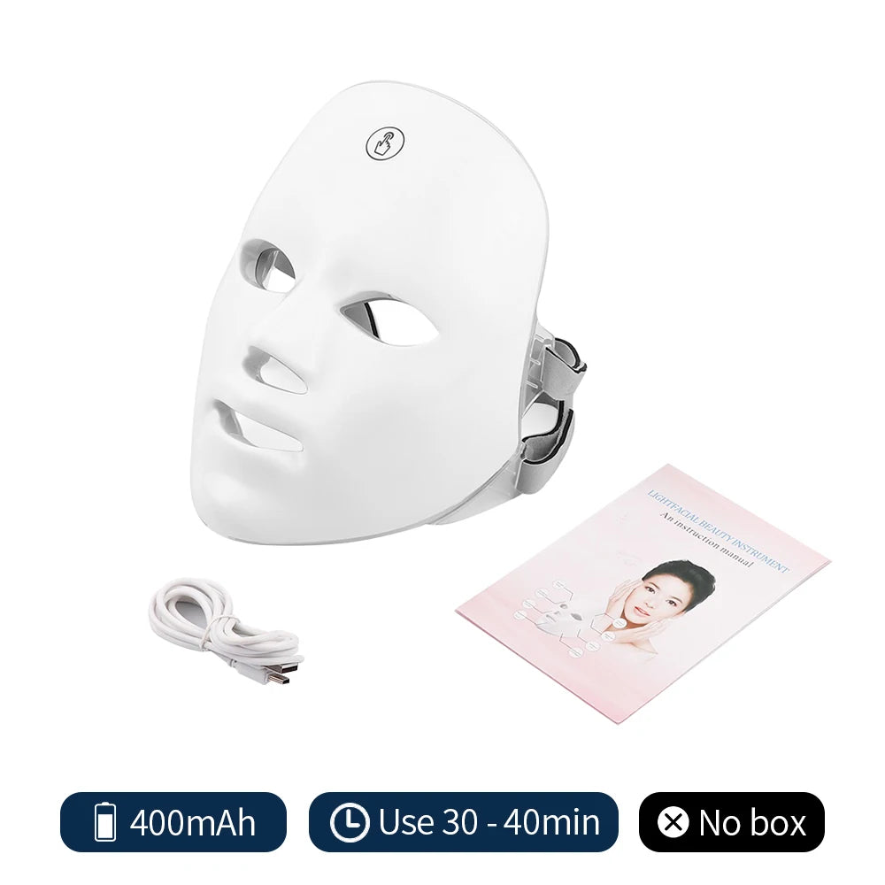 7 Colors Facial  care LED Mask