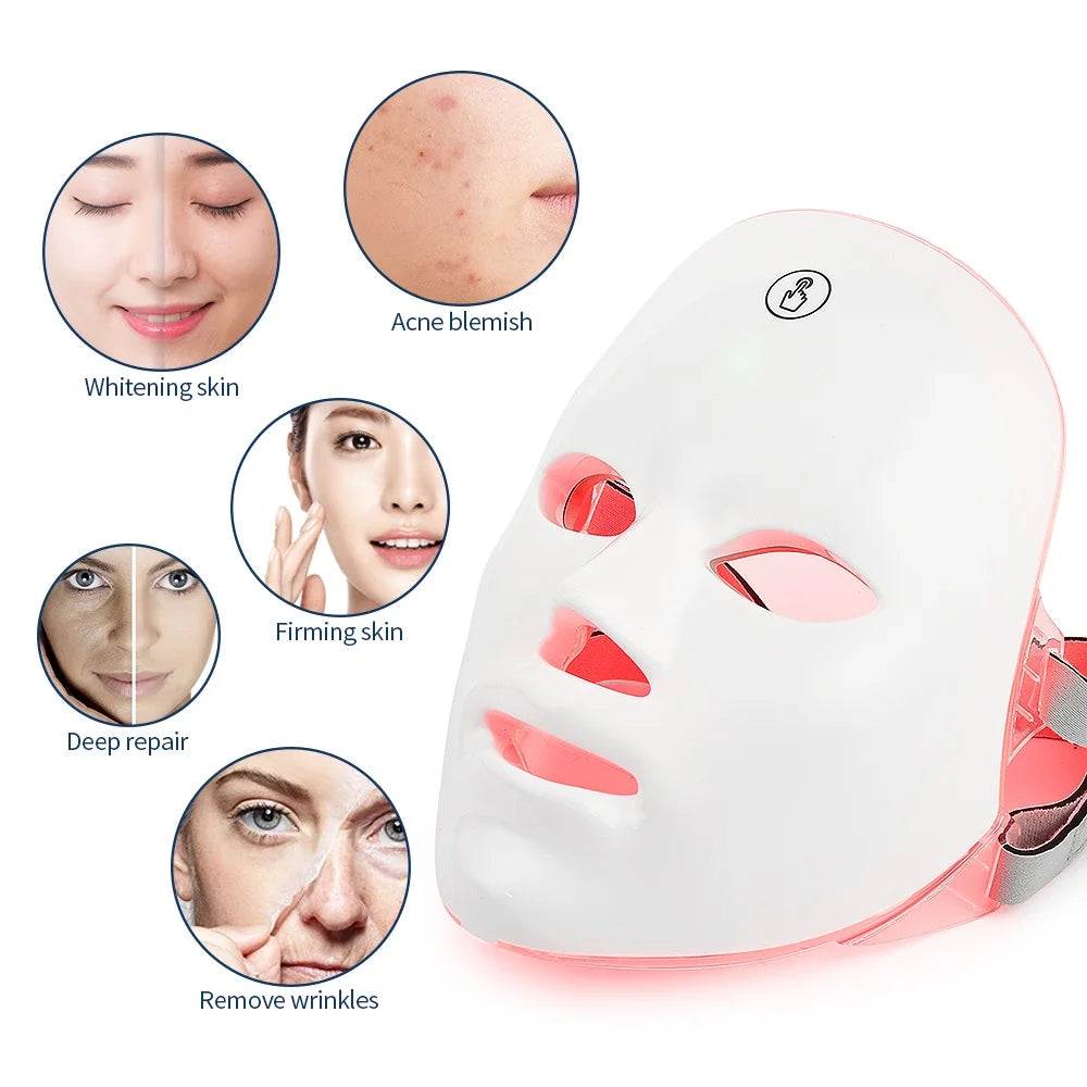 7 Colors Facial  care LED Mask